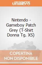 Nintendo - Gameboy Patch Grey (T-Shirt Donna Tg. XS) gioco