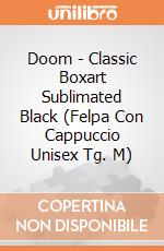 Doom - Classic Boxart Sublimated Black (Felpa Con Cappuccio Unisex Tg. M) gioco