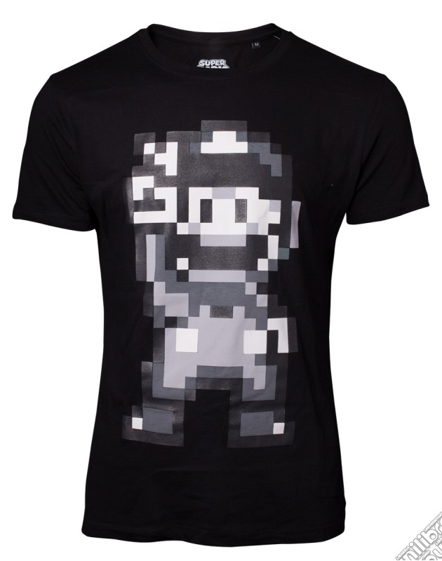 Nintendo - 16-Bit Mario Peace Black (T-Shirt Unisex Tg. S) gioco