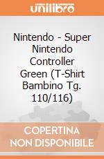 Nintendo - Super Nintendo Controller Green (T-Shirt Bambino Tg. 110/116) gioco