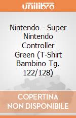 Nintendo - Super Nintendo Controller Green (T-Shirt Bambino Tg. 122/128) gioco