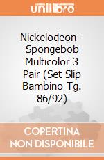 Nickelodeon - Spongebob Multicolor 3 Pair (Set Slip Bambino Tg. 86/92) gioco