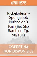 Nickelodeon - Spongebob Multicolor 3 Pair (Set Slip Bambino Tg. 98/104) gioco