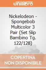 Nickelodeon - Spongebob Multicolor 3 Pair (Set Slip Bambino Tg. 122/128) gioco