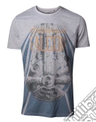 Star Wars - Han Solo The New Millennium Falcon Grey (T-Shirt Unisex Tg. M) gioco