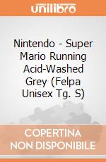 Nintendo - Super Mario Running Acid-Washed Grey (Felpa Unisex Tg. S) gioco