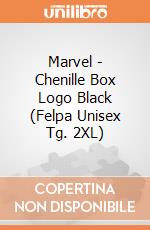 Marvel - Chenille Box Logo Black (Felpa Unisex Tg. 2XL) gioco