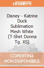 Disney - Katrine Duck Sublimation Mesh White (T-Shirt Donna Tg. XS) gioco