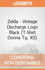 Zelda - Vintage Discharge Logo Black (T-Shirt Donna Tg. XS) gioco