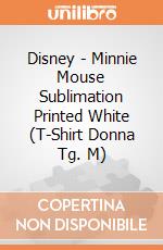 Disney - Minnie Mouse Sublimation Printed White (T-Shirt Donna Tg. M) gioco