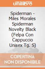 Spiderman - Miles Morales Spiderman Novelty Black (Felpa Con Cappuccio Unisex Tg. S) gioco