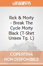 Rick & Morty - Break The Cycle Morty Black (T-Shirt Unisex Tg. L) gioco di Terminal Video
