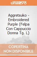 Aggretsuko - Embroidered Purple (Felpa Con Cappuccio Donna Tg. L) gioco di Terminal Video
