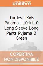 Turtles - Kids Pyjama - 104/110 Long Sleeve Long Pants Pyjama B Green gioco