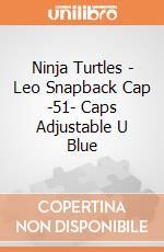 Ninja Turtles - Leo Snapback Cap -51- Caps Adjustable U Blue gioco