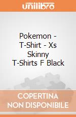 Pokemon - T-Shirt - Xs Skinny T-Shirts F Black gioco di Bioworld