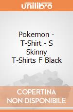 Pokemon - T-Shirt - S Skinny T-Shirts F Black gioco di Bioworld