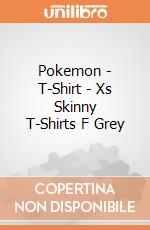 Pokemon - T-Shirt - Xs Skinny T-Shirts F Grey gioco di Bioworld