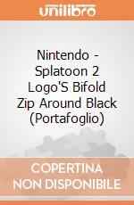 Nintendo - Splatoon 2 Logo'S Bifold Zip Around Black (Portafoglio) gioco