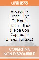 Assassin'S Creed - Eye Of Horus Fishtail Black (Felpa Con Cappuccio Unisex Tg. 2XL) gioco