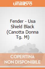 Fender - Usa Shield Black (Canotta Donna Tg. M) gioco