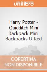 Harry Potter - Quidditch Mini Backpack Mini Backpacks U Red giochi