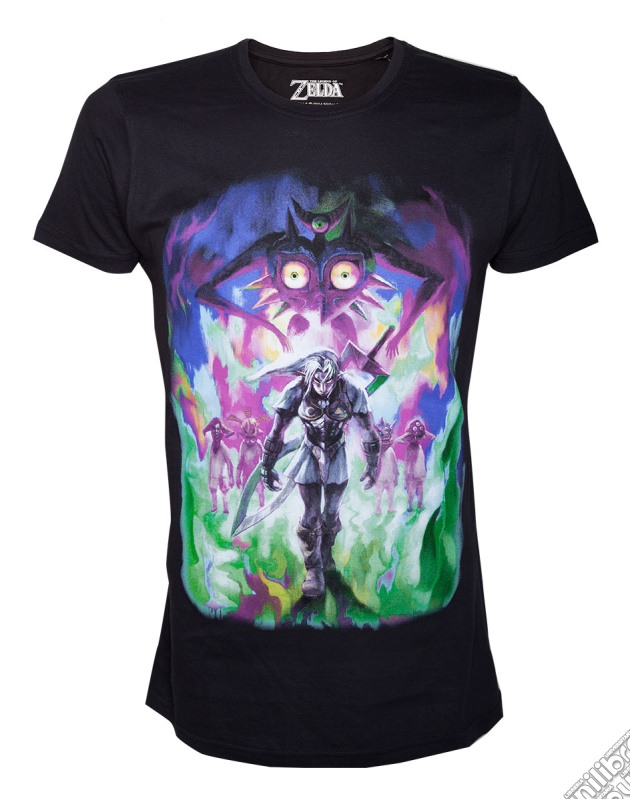 Zelda - Mens T-shirt Dark Link Majora's Mask (T-Shirt Unisex Tg. L) gioco