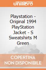 Playstation - Original 1994 PlayStation Jacket - S Sweatshirts M Green gioco