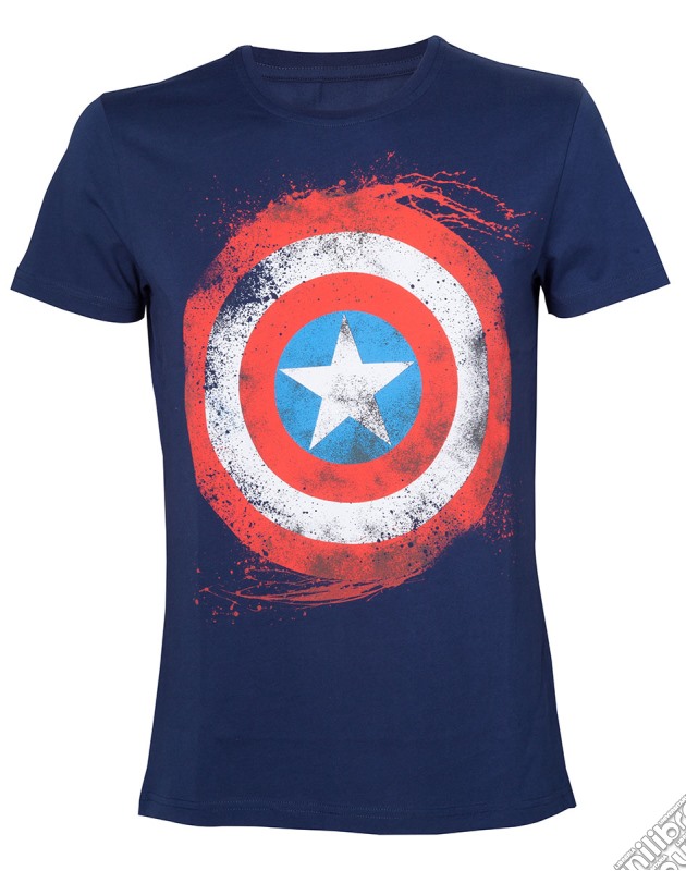Marvel - Captain America Shield Blue (T-Shirt Unisex Tg. M) gioco