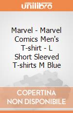 Marvel - Marvel Comics Men's T-shirt - L Short Sleeved T-shirts M Blue gioco
