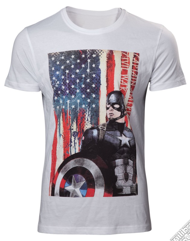 Captain America - Civil War Grey (T-Shirt Unisex Tg. XL) gioco