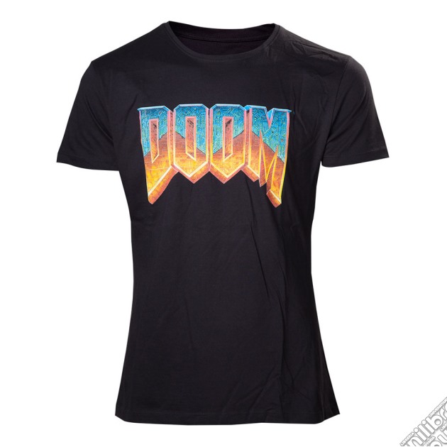 Doom - Men's T-shirt Vintage Logo (T-Shirt Unisex Tg. S) gioco