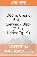 Doom: Classic Boxart Crewneck Black (T-Shirt Unisex Tg. M) giochi