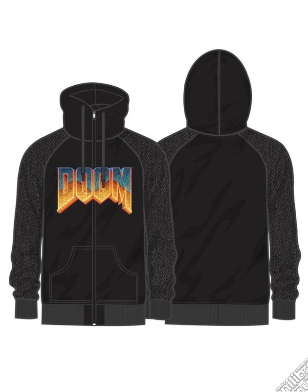 Doom - Men's Hoodie Vintage Logo (Felpa Con Cappuccio Unisex Tg. L) gioco