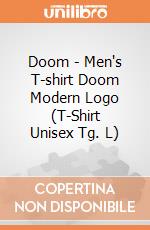 Doom - Men's T-shirt Doom Modern Logo (T-Shirt Unisex Tg. L) gioco