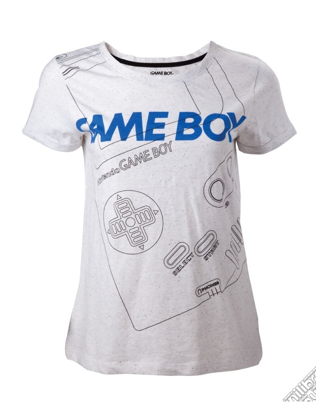 Nintendo - Gameboy Line Grey (T-Shirt Donna Tg.XS) gioco