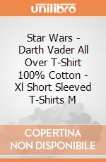 Star Wars - Darth Vader All Over T-Shirt 100% Cotton - Xl Short Sleeved T-Shirts M gioco