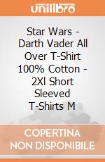 Star Wars - Darth Vader All Over T-Shirt 100% Cotton - 2Xl Short Sleeved T-Shirts M gioco