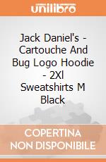 Jack Daniel's - Cartouche And Bug Logo Hoodie - 2Xl Sweatshirts M Black gioco
