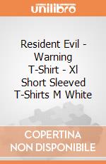 Resident Evil - Warning T-Shirt - Xl Short Sleeved T-Shirts M White gioco
