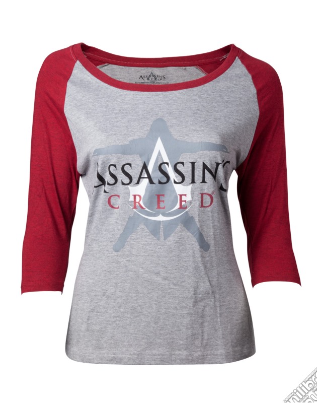 Assassin's Creed - Female Raglan Grey (T-Shirt Donna Tg. XL) gioco