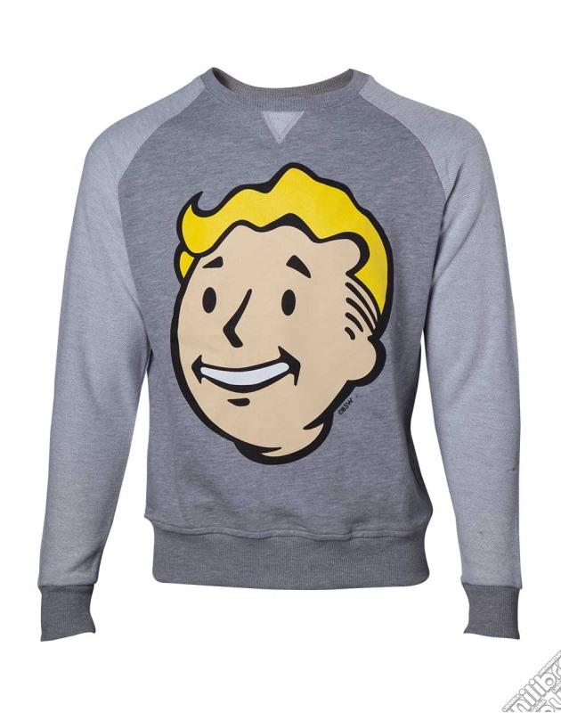 Fallout - Vault Boy'S Face On Sweater - S Sweatshirts M Black gioco