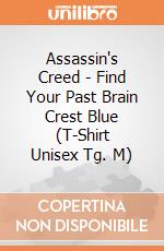 Assassin's Creed - Find Your Past Brain Crest Blue (T-Shirt Unisex Tg. M) gioco