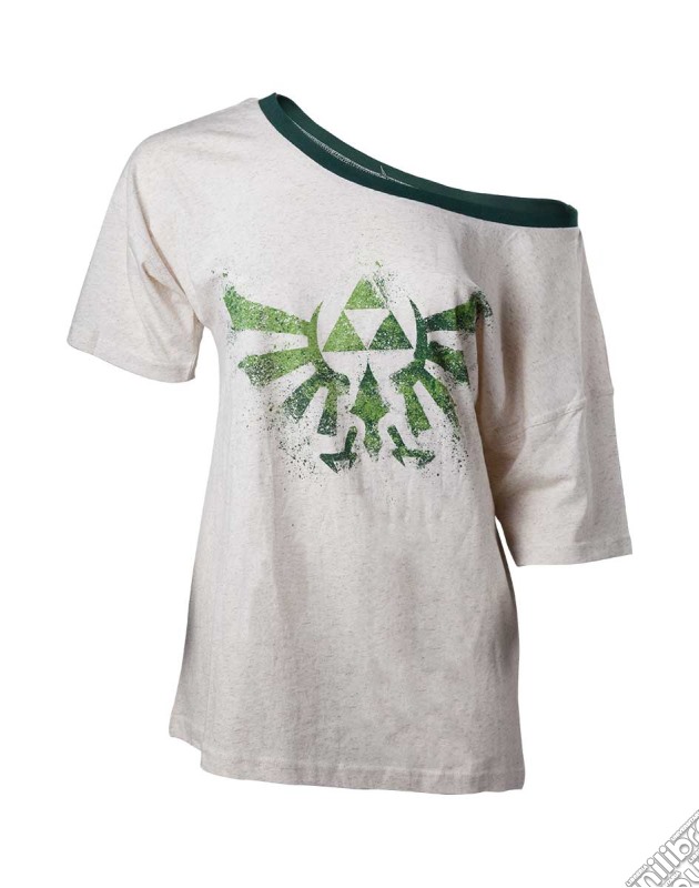 Legend Of Zelda (The) - Off Shoulder Ladies T-Shirt - Xs Short Sleeved T-Shirts F White gioco
