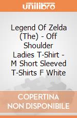 Legend Of Zelda (The) - Off Shoulder Ladies T-Shirt - M Short Sleeved T-Shirts F White gioco
