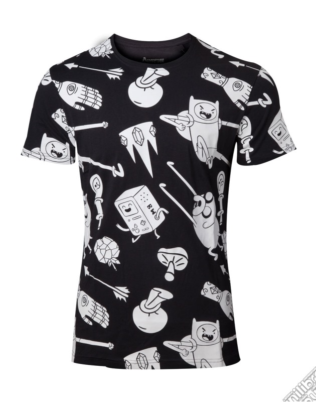 Adventure Time - All Characters Nappy White (T-Shirt Donna Tg. XL) gioco