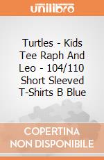 Turtles - Kids Tee Raph And Leo - 104/110 Short Sleeved T-Shirts B Blue gioco