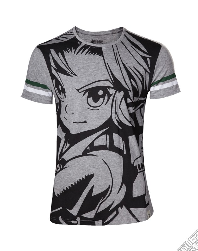 Zelda - Mens T-Shirt - S Short Sleeved T-Shirts M Grey gioco