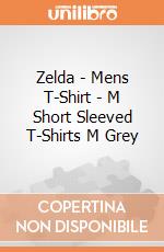 Zelda - Mens T-Shirt - M Short Sleeved T-Shirts M Grey gioco