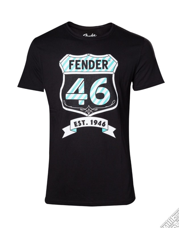Fender - Fender '46' Men'S T-Shirt - L Short Sleeved T-Shirts M Black gioco
